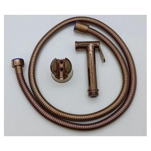 PISTOLET WC+FLEXIBLE LAITON SHT07