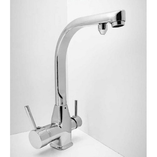 MITIGEUR EVIER TROIS TROUS ROND DKM01