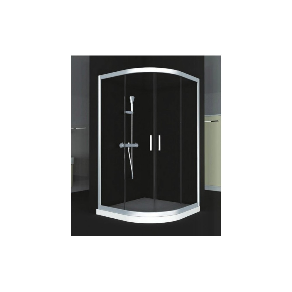 CABINE DE DOUCHE 80 COIN TRANSPARENT