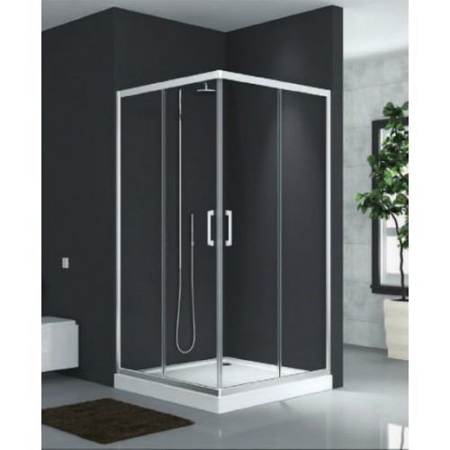 CABINE DE DOUCHE 90 CARRE TRANSPARENT