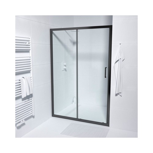 PAROIE DE DOUCHE DOMINO 1.20*190 BLACK