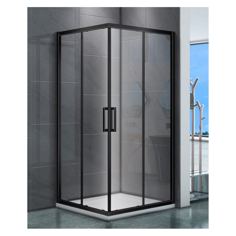 CABINE DE DOUCHE 90 CARRE BLACK