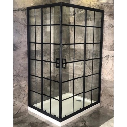 CABINE DE DOUCHE 120*80 BLACK LINE