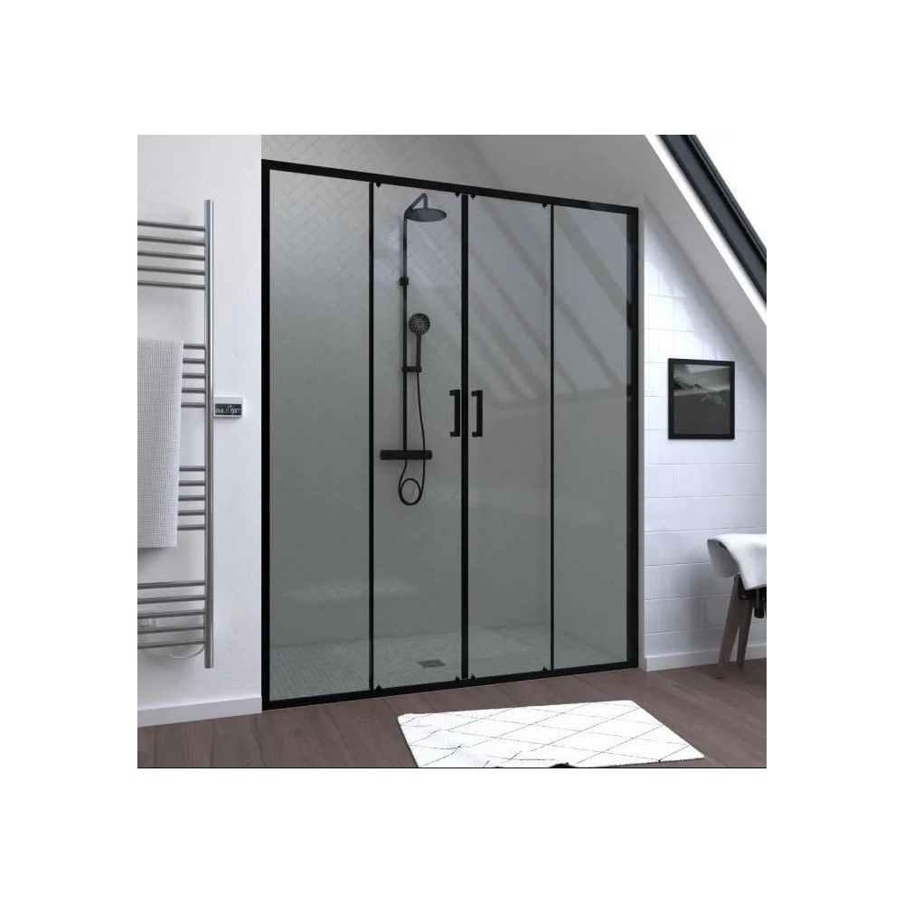 PAROIE DE DOUCHE PENA 1.70*1.90 BLACK