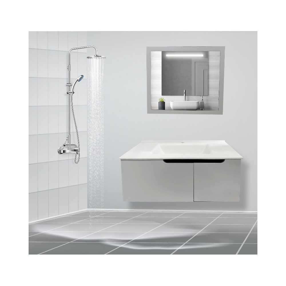 MEUBLE SDB LINE X80 GRIS