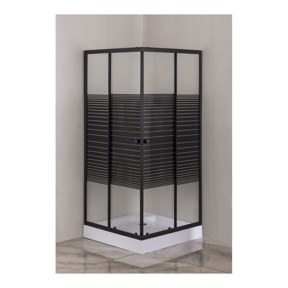 CABINE DE DOUCHE BLACK CARRE 8206D